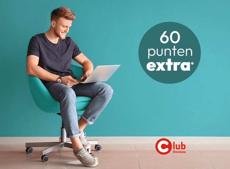 60 Club punten vanaf €199 excl. btw taksen, diensten en postzegels